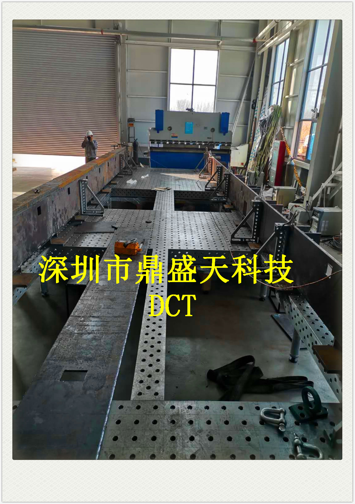 机床架焊接现场应用 机床架焊接现场应用